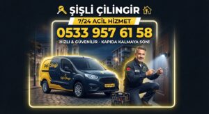 Şişli çilingir ve anahtarcı servisi ile 7/24 kesintisiz hizmet! Mecidiyeköy, Nişantaşı ve tüm Şişli'de acil kapı açma, kilit değişimi ve güvenli çözümler. Hemen arayın!